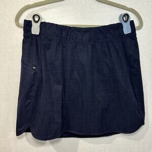 Calia By Carrie Underwood Anywhere Woven Skort Size Medium Blue